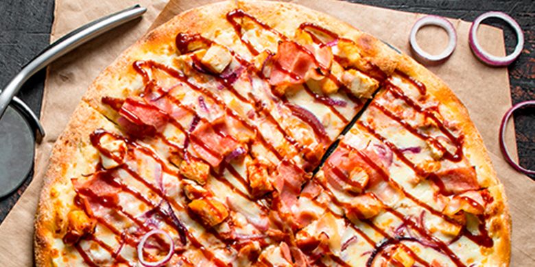 BBQ Soul Pizza made with Mr. Levi's Mild Soul Sauce