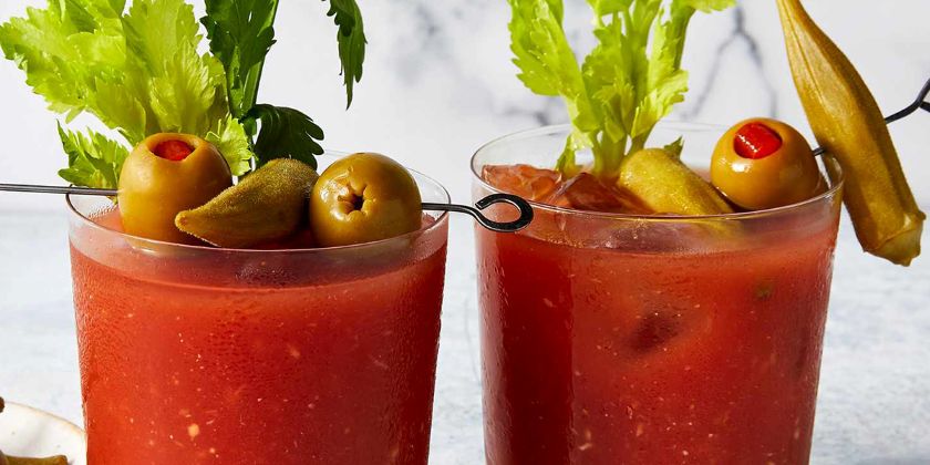 Bloody Mary made with Mr. Levi's Spicy Soul Sauce